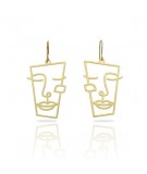 Boucles d'oreilles hommage à Picasso