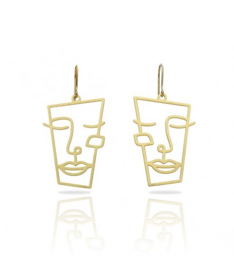 Boucles d'oreilles hommage à Picasso