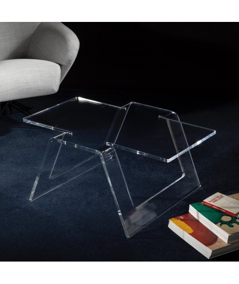 Table basse origami rettangolare