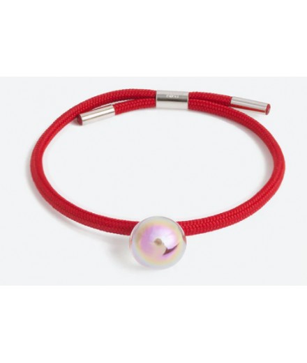 bracelet "une bulle" rouge