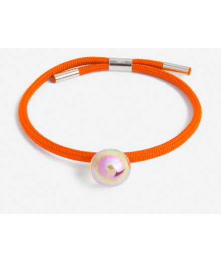 bracelet "une bulle" orange